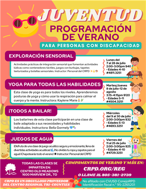 CRPD Summer Program for Students with Disabilities